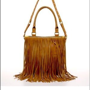 Steve Madden fringe tote bag